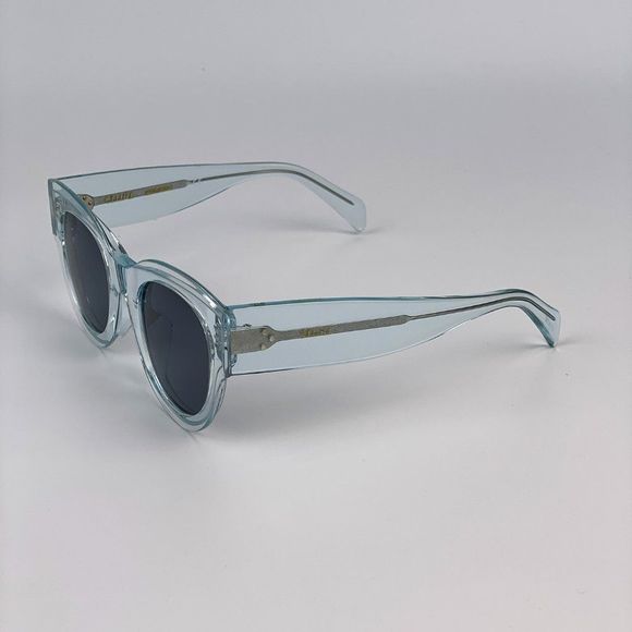 Celine Sunglasses CL40008F 86V Unisex Oval Transparent Blue Gradient - Picture 4 of 9